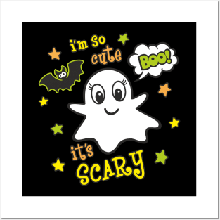 Halloween cute ghost girls gift Posters and Art